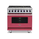 Viking VDR73626BVALP 7 Series 36 inch Dual Fuel Range with 6 Sealed Burners (Valentine, Liquid Propane)