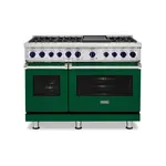 Viking VDR74826GIVLP 7 Series 48" Dual Fuel Range with 6 Sealed Burners and Griddle (Ivy, Liquid Propane)