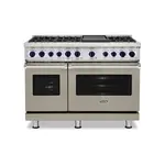 Viking VDR74826GNALP 7 Series 48" Dual Fuel Range with 6 Sealed Burners and Griddle (Nantucket, Liquid Propane)