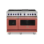 Viking VDR74826GSCLP 7 Series 48" Dual Fuel Range with 6 Sealed Burners and Griddle (Spiced Cider, Liquid Propane)