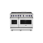 Viking VDR74826GSSLP 7 Series 48" Dual Fuel Range with 6 Sealed Burners and Griddle (Stainless Steel, Liquid Propane)