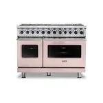 Viking VDR74828BBHLP 7 Series 48" Dual Fuel Range with 8 Sealed Burners (Blush, Liquid Propane)