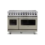 Viking VDR74828BNALP 7 Series 48 inch Dual Fuel Range with 8 Sealed Burners (Nantucket, Liquid Propane)