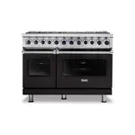 Viking VDR74828BONLP 7 Series 48" Dual Fuel Range with 8 Sealed Burners (Onyx, Liquid Propane)