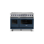 Viking VDR74828BSBLP 7 Series 48" Dual Fuel Range with 8 Sealed Burners (Slate Blue, Liquid Propane)