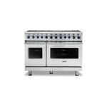 Viking VDR74828BSSLP 7 Series 48" Dual Fuel Range with 8 Sealed Burners (Stainless Steel, Liquid Propane)