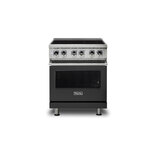 Viking VER53014BCS 5 Series 30" Electric Self-Clean Range with 4 Elements (Cast Black)