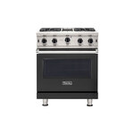 Viking VGIC53024BCSLP 5 Series 30" Open Burner Gas Range (Cast Black, Liquid Propane)