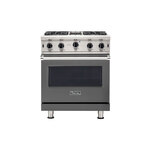 Viking VGIC53024BDGLP 5 Series 30" Open Burner Gas Range (Damascus Grey, Liquid Propane)