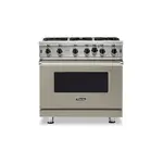 Viking VGIC53626BNALP 5 Series 36" Open Burner Gas Range (Nantucket, Liquid Propane)