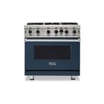 Viking VGIC53626BSBLP 5 Series 36" Open Burner Gas Range (Slate Blue, Liquid Propane)