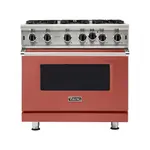 Viking VGIC53626BSCLP 5 Series 36" Open Burner Gas Range (Spiced Cider, Liquid Propane)