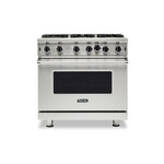 Viking VGIC53626BSSLP 5 Series 36" Open Burner Gas Range (Stainless Steel, Liquid Propane)