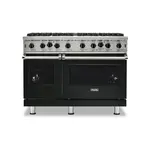 Viking VGIC54828BANLP 5 Series 48" Open Burner Gas Range (Antique Bronze, Liquid Propane)