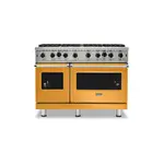 Viking VGIC54828BDALP 5 Series 48" Open Burner Gas Range (Daffodil, Liquid Propane)