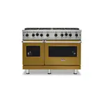 Viking VGIC54828BGHLP 5 Series 48" Open Burner Gas Range (Golden Hour, Liquid Propane)