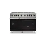 Viking VGIC54828BONLP 5 Series 48" Open Burner Gas Range (Onyx, Liquid Propane)