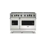 Viking VGIC54828BPWLP 5 Series 48" Open Burner Gas Range (Pure White, Liquid Propane)