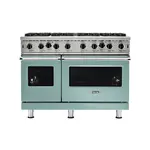 Viking VGIC54828BSPLP 5 Series 48" Open Burner Gas Range (Splash, Liquid Propane)