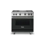 Viking VGR5364GANLP 5 Series 36" Sealed Burner Gas Range with 4 Burners and Griddle  (Antique Bronze, Liquid Propane)