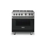 Viking VGR5366BANLP 5 Series 36" Sealed Burner Gas Range with 6 Burners (Antique Bronze, Liquid Propane)