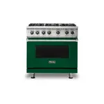 Viking VGR5366BIVLP 5 Series 36" Sealed Burner Gas Range with 6 Burners (Ivy, Liquid Propane)