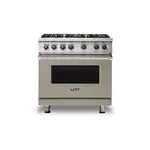 Viking VGR5366BNALP 5 Series 36" Sealed Burner Gas Range with 6 Burners (Nantucket, Liquid Propane)