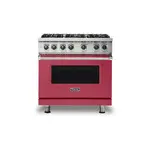 Viking VGR5366BVALP 5 Series 36" Sealed Burner Gas Range with 6 Burners (Valentine, Liquid Propane)