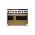 Viking VGR5486GGHLP 5 Series 48" Sealed Burner Gas Range with 6 Burners and Griddle (Golden Hour, Liquid Propane)