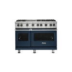 Viking VGR5486GSBLP 5 Series 48" Sealed Burner Gas Range with 6 Burners and Griddle (Slate Blue, Liquid Propane)