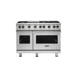 Viking VGR5486GSSLP 5 Series 48" Sealed Burner Gas Range with 6 Burners and Griddle (Stainless Steel, Liquid Propane)