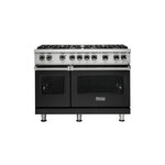 Viking VGR5488BCSLP 5 Series 48" Sealed Burner Gas Range with 8 Burners (Cast Black, Liquid Propane)