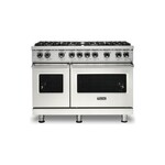 Viking VGR5488BPWLP 5 Series 48" Sealed Burner Gas Range with 8 Burners (Pure White, Liquid Propane)