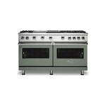 Viking VGR5606GQEULP 5 Series 60" Sealed Burner Gas Range with 6 Burners, Griddle and Grill (Eucalyptus, Liquid Propane)