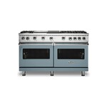 Viking VGR5606GQNSLP 5 Series 60" Sealed Burner Gas Range with 6 Burners, Griddle and Grill (November Sky, Liquid Propane)