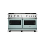 Viking VGR5606GQSPLP 5 Series 60" Sealed Burner Gas Range with 6 Burners, Griddle and Grill (Splash, Liquid Propane)