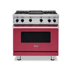 Viking VGR73624GVALP 7 Series 36" Sealed Burner Gas Range with 4 Burners and Griddle (Valentine, Liquid Propane)