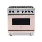 Viking VGR73626BBHLP 7 Series 36" Sealed Burner Gas Range with 6 Burners (Blush, Liquid Propane)