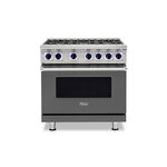 Viking VGR73626BDGLP 7 Series 36" Sealed Burner Gas Range with 6 Burners (Damascus Grey, Liquid Propane)