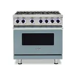 Viking VGR73626BNSLP 7 Series 36" Sealed Burner Gas Range with 6 Burners (November Sky, Liquid Propane)