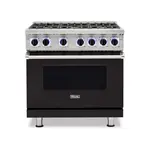 Viking VGR73626BONLP 7 Series 36" Sealed Burner Gas Range with 6 Burners (Onyx, Liquid Propane)