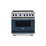 Viking VGR73626BSBLP 7 Series 36" Sealed Burner Gas Range with 6 Burners (Slate Blue, Liquid Propane)