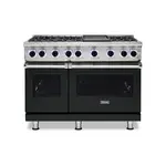 Viking VGR74826GANLP 7 Series 48" Sealed Burner Gas Range with 6 Burners and Griddle (Antique Bronze, Liquid Propane)