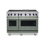 Viking VGR74826GEULP 7 Series 48" Sealed Burner Gas Range with 6 Burners and Griddle (Eucalyptus, Liquid Propane)