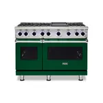 Viking VGR74826GIVLP 7 Series 48" Sealed Burner Gas Range with 6 Burners and Griddle (Ivy, Liquid Propane)