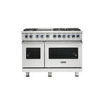 Viking VGR74826GSSLP 7 Series 48" Sealed Burner Gas Range with 6 Burners and Griddle (Stainless Steel, Liquid Propane)