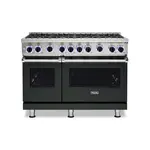 Viking VGR74828BANLP 7 Series 48" Sealed Burner Gas Range with 8 Burners (Antique Bronze, Liquid Propane)