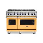 Viking VGR74828BDA 7 Series 48" Sealed Burner Gas Range with 8 Burners (Daffodil, Natural Gas)