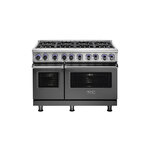 Viking VGR74828BDGLP 7 Series 48" Sealed Burner Gas Range with 8 Burners (Damascus Grey, Liquid Propane)