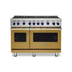 Viking VGR74828BGHLP 7 Series 48" Sealed Burner Gas Range with 8 Burners (Golden Hour, Liquid Propane)